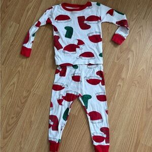 Carter's Red and Green Kids Pajama Set
